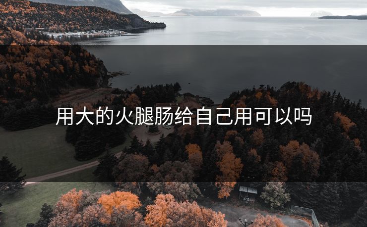 用大的火腿肠给自己用可以吗